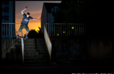 Skateboard – Sunset Handrail